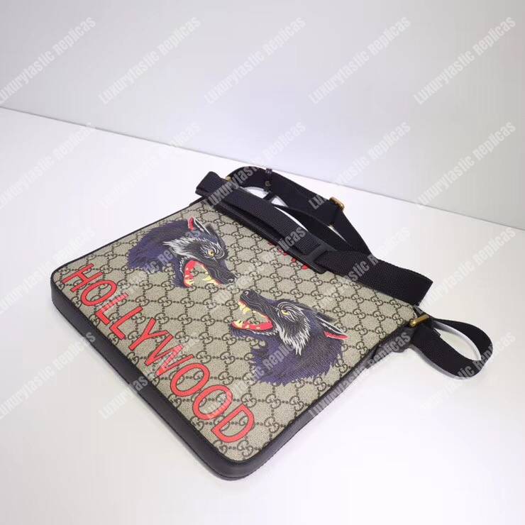 G*u*i t.gg hollywood wolf messenger bag