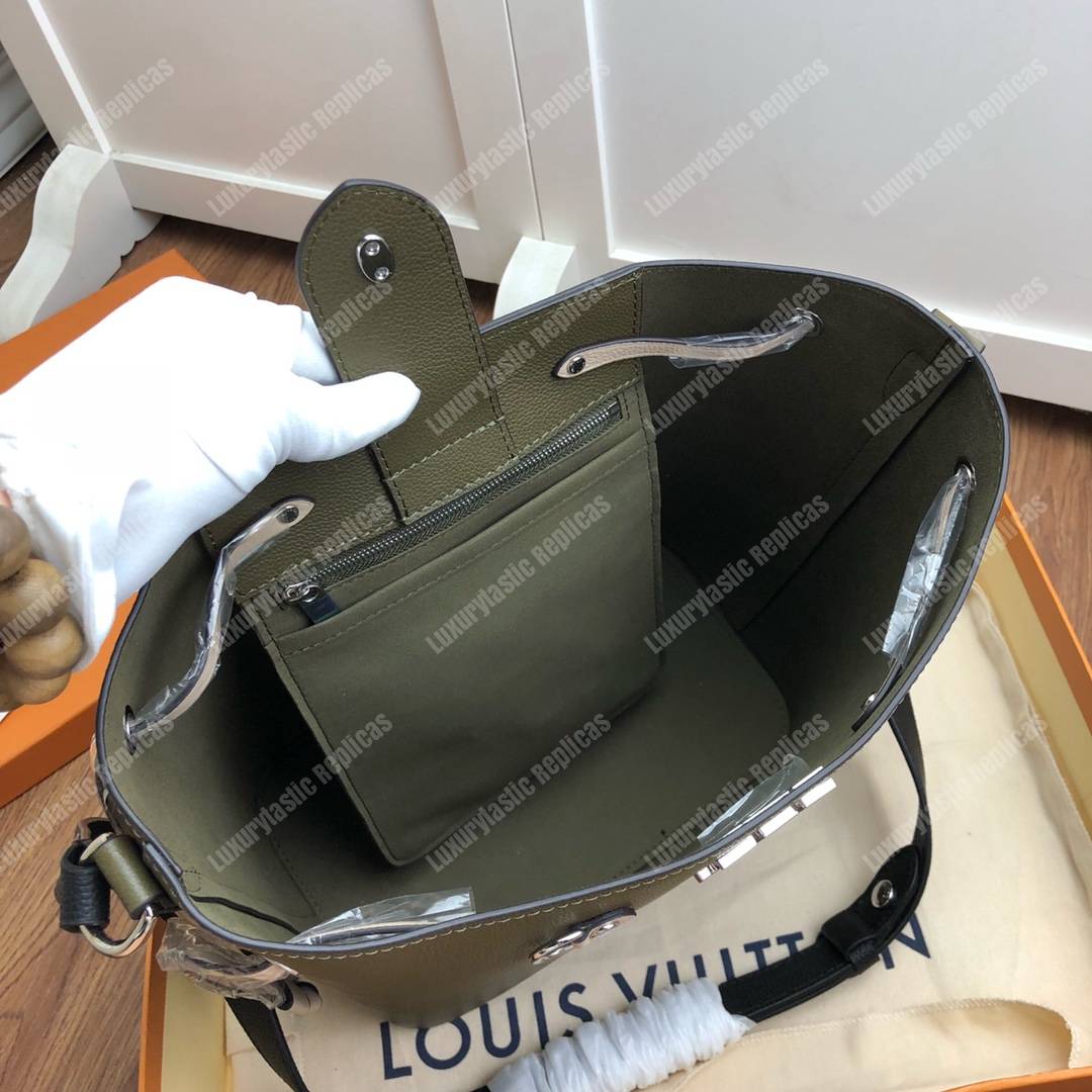 LV Lockme Day Laurier Toffee Latte Black