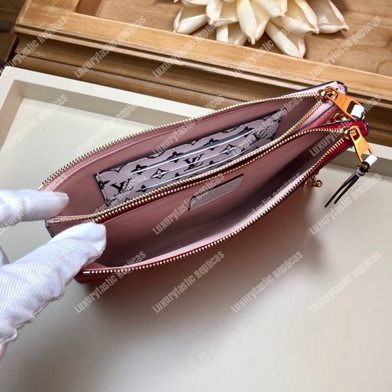 LV Pochette Double Zip Monogram