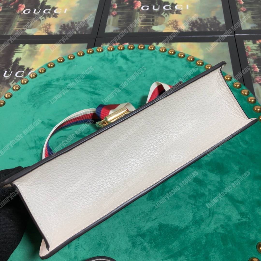 G*u*i gg sup*e canvas sylvie small shoulder bag white