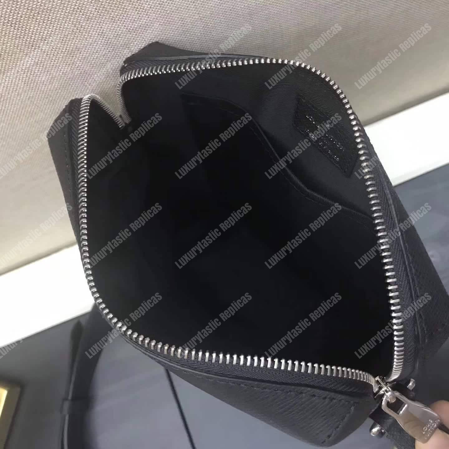 LV Pochette Grigori Cowhide Leather Black