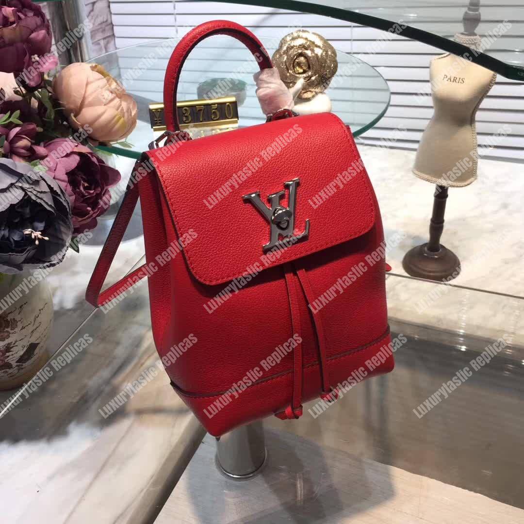 LV Lockme Backpack Mini Rubis