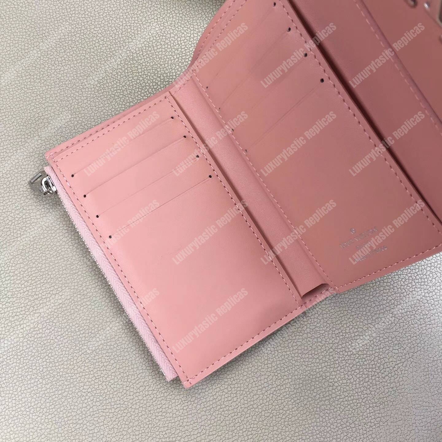 LV Compact Wallet Taurillion Leather Magnolia