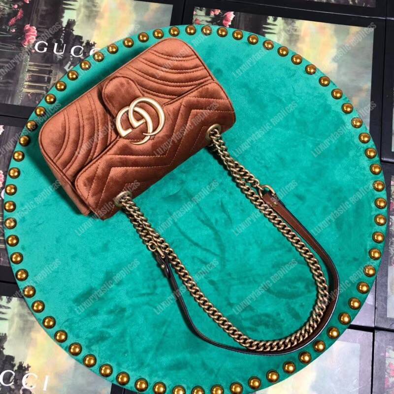 G*u*i gg marmont velvet mini bag