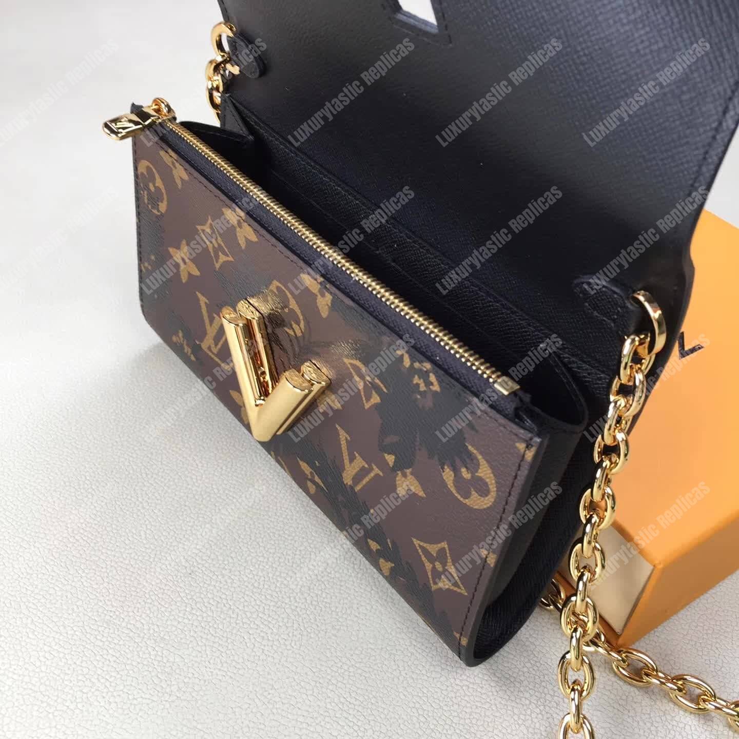 LV Twist Chain Wallet Monogram