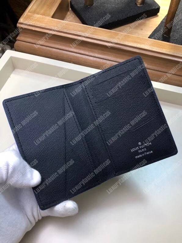 LV Pocket Organizer Taiga Leather