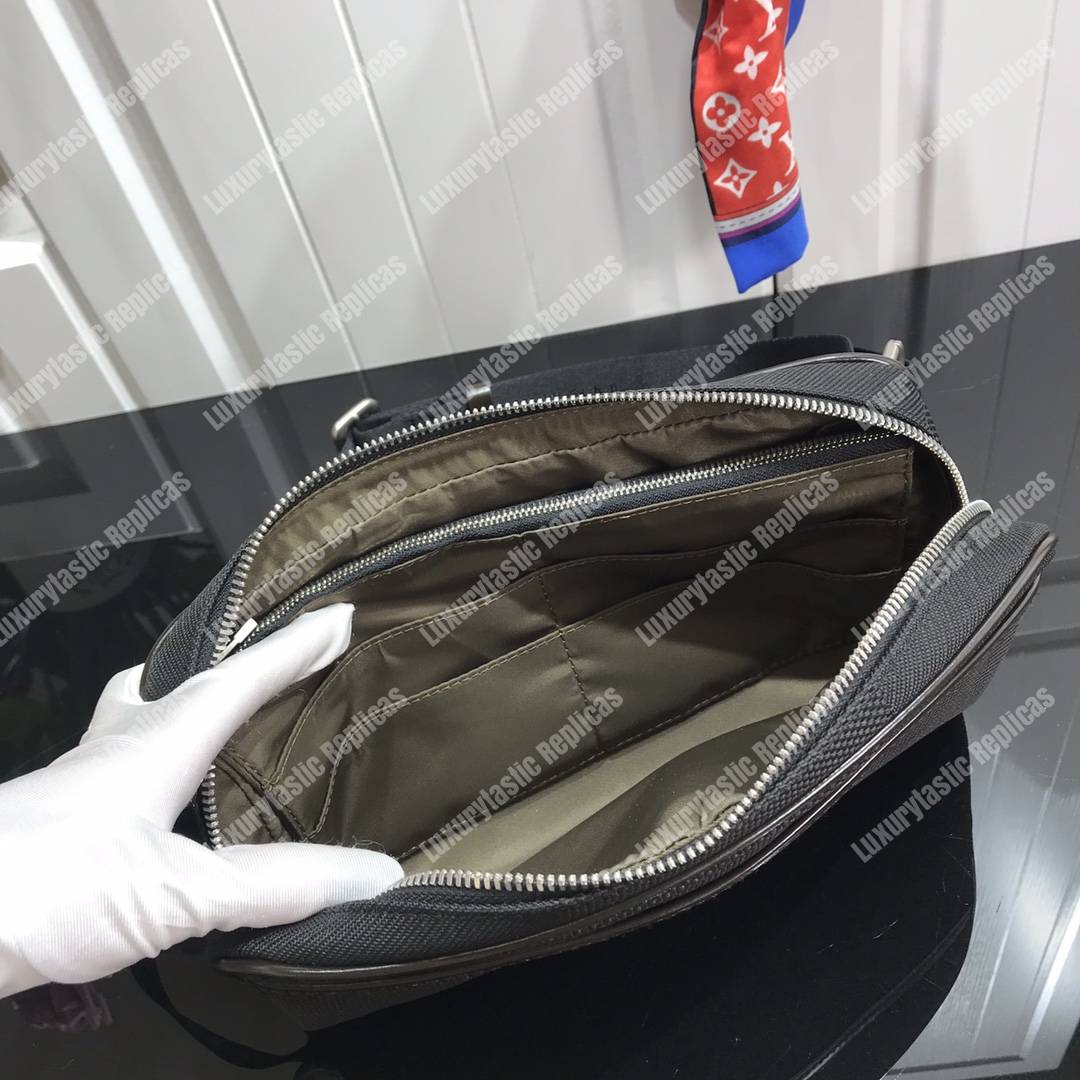 LV Acrobat Body Bag Waist Bag Damier Geant Terre Black