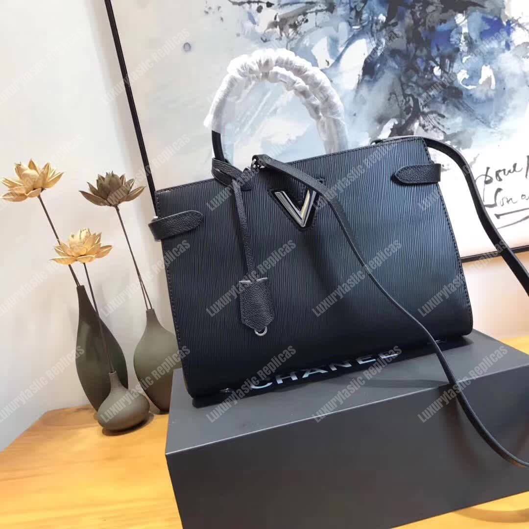 LV Twist Tote Epi Leather Noir