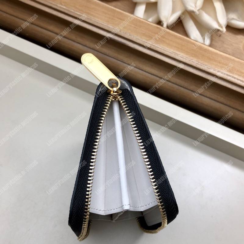 LV Zippy Coin Purse Catogram Dogs and Cats Black White