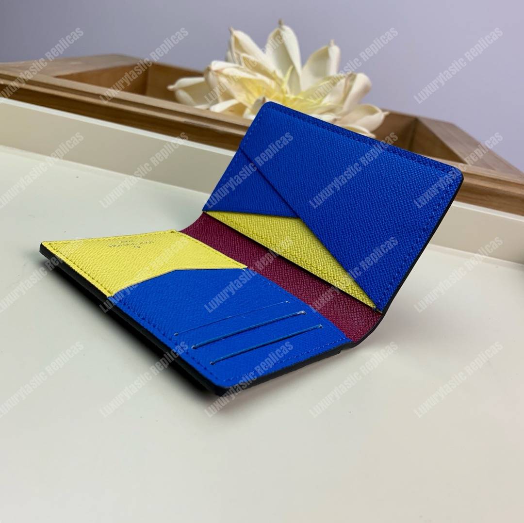 LV Pocket Organizer Epi Leather Damier Graphite