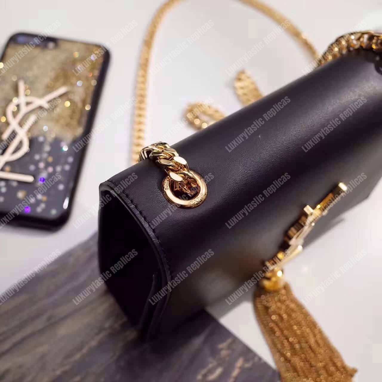 Saint Laurent Classic Small Kate Tassel Chain Black