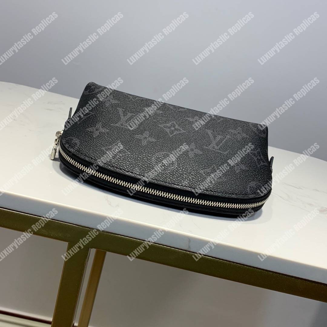 LV Cosmetic Pouch PM Monogram Eclipse