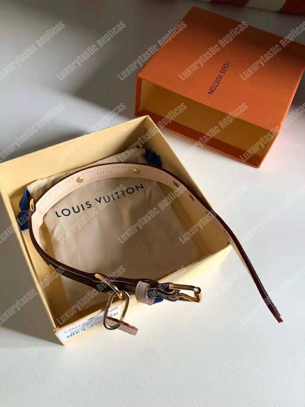 LV Baxter Dog Collar PM Monogram