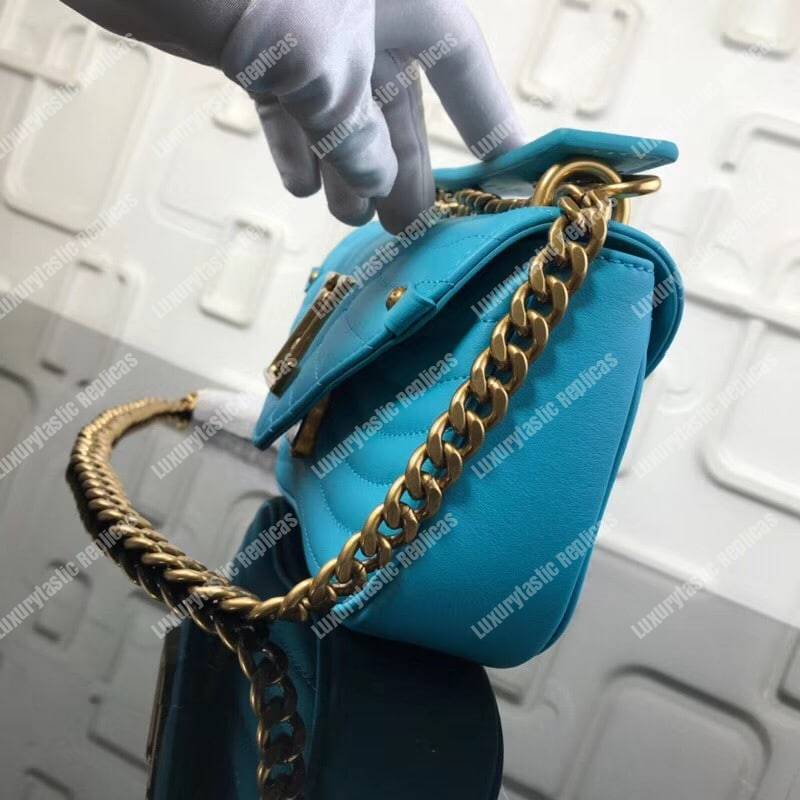LV New Wave Chain Bag PM Malibu Green