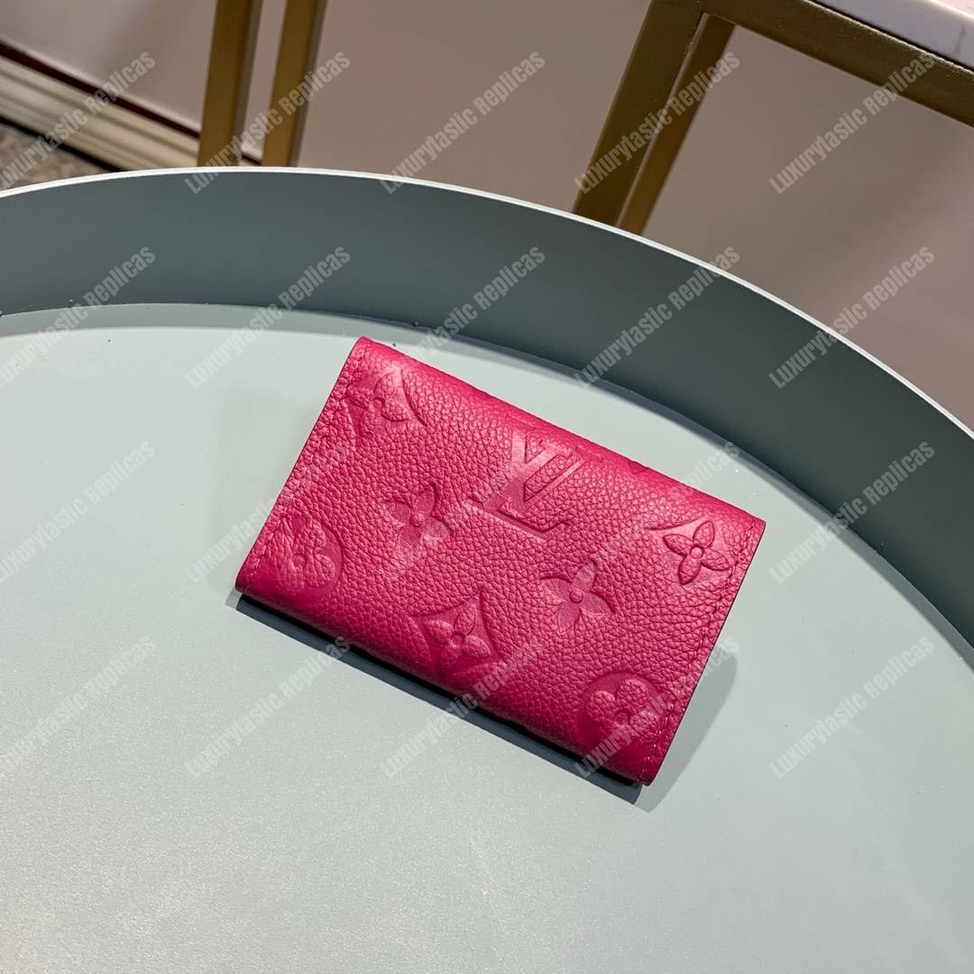 LV 6 KEY HOLDER Monogram Empreinte leather Fuchsia