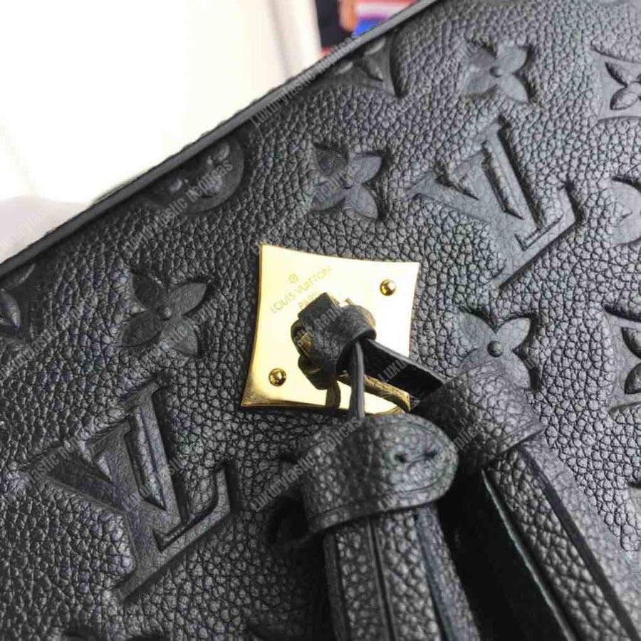 LV Saintonge Monogram Empreinte Leather Noir