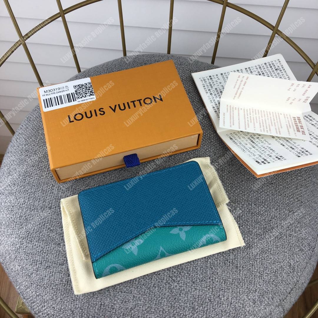 LV Pocket Organiser Taiga Monogram Vert