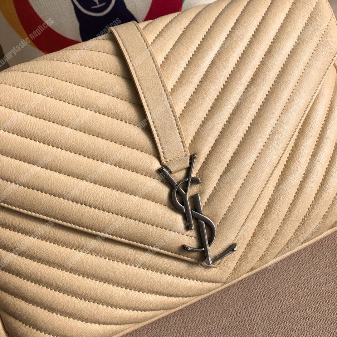 Saint Laurent Large College In Powder