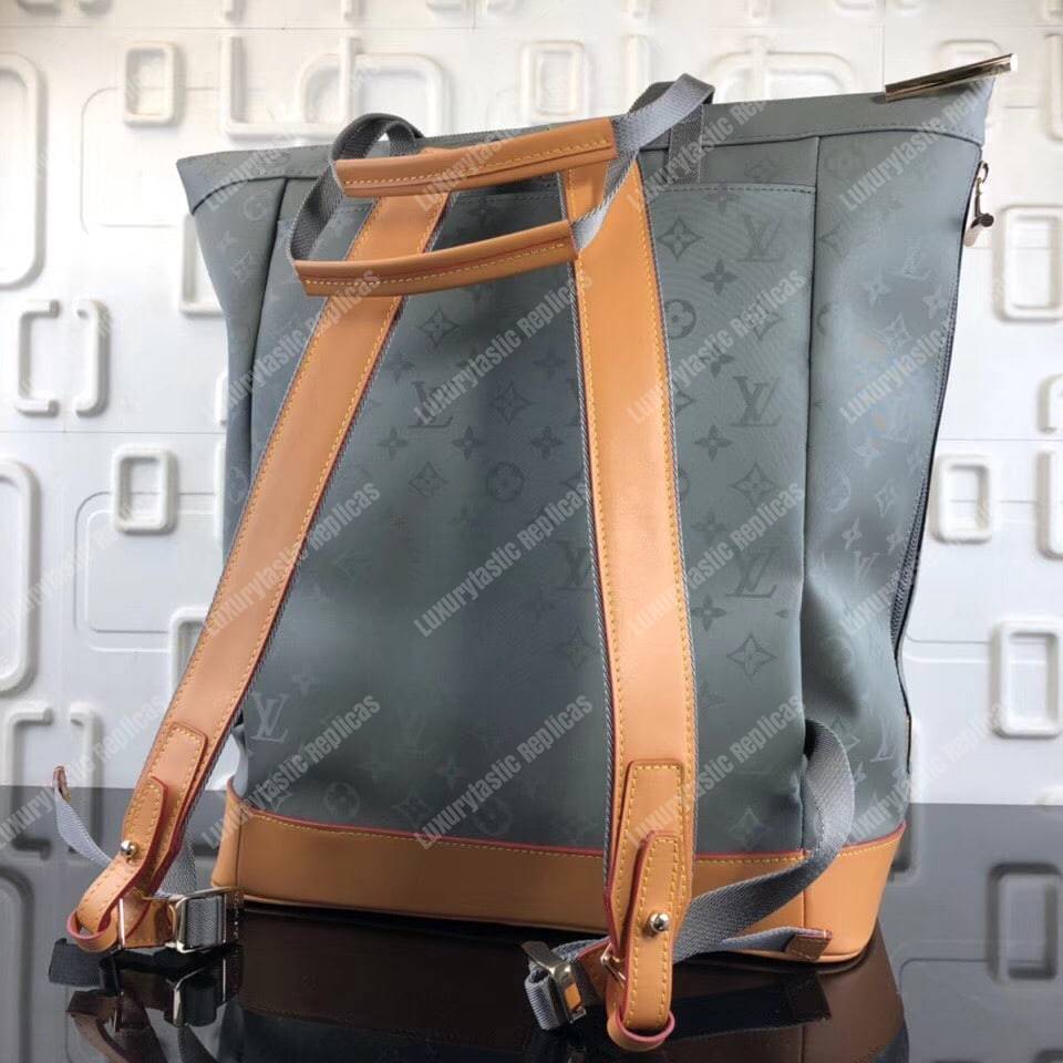 LV Zipped Tote Monogram Titanium