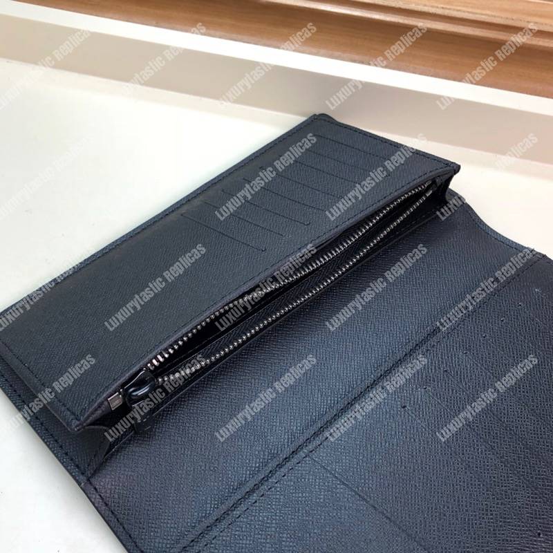 LV Abloh Brazza Wallet Taiga