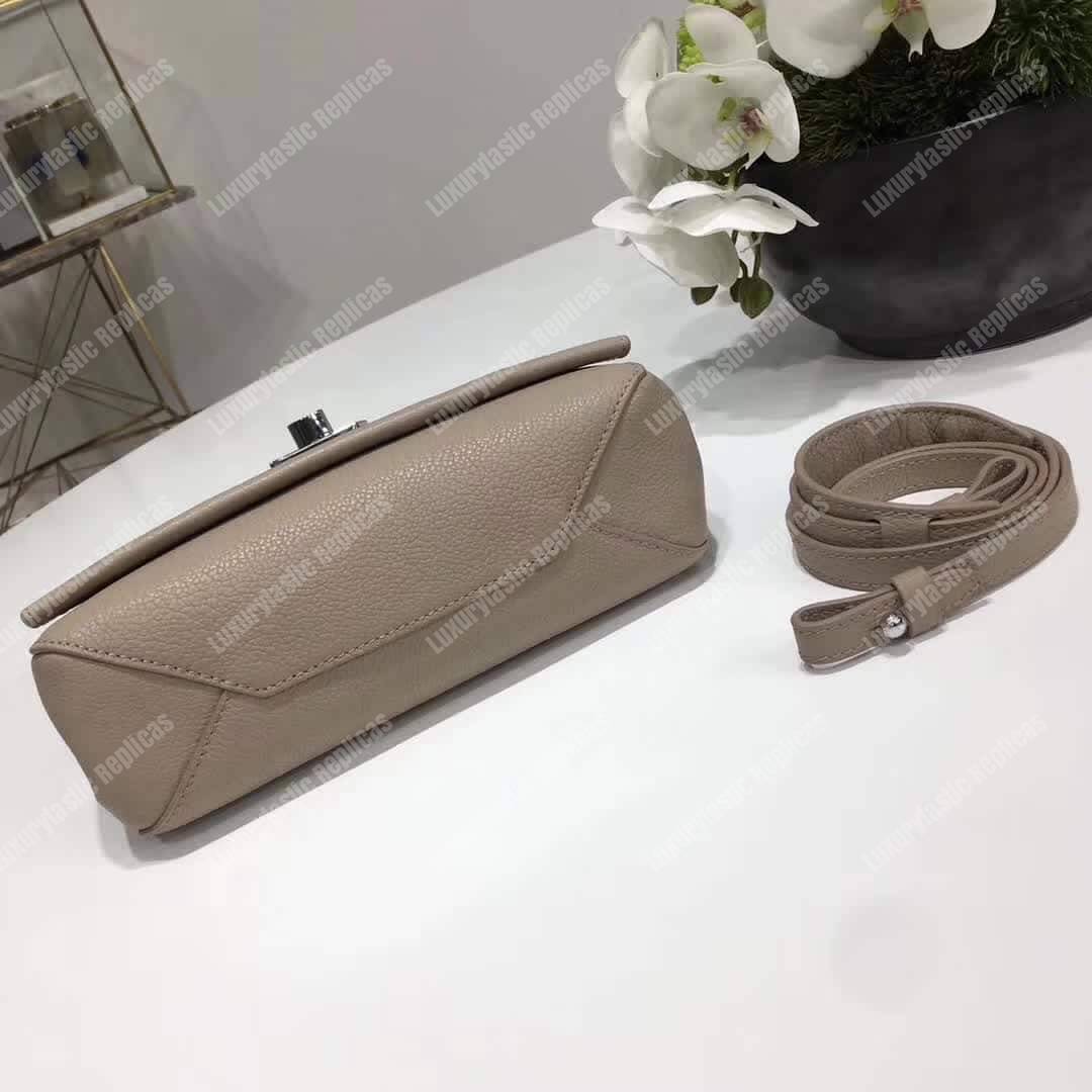 LV Lockme II BB Bag Taurillon Leather Galet