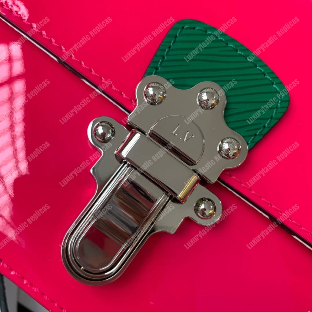 LV Cherrywood BB Smooth Patent Monogram Fuschia