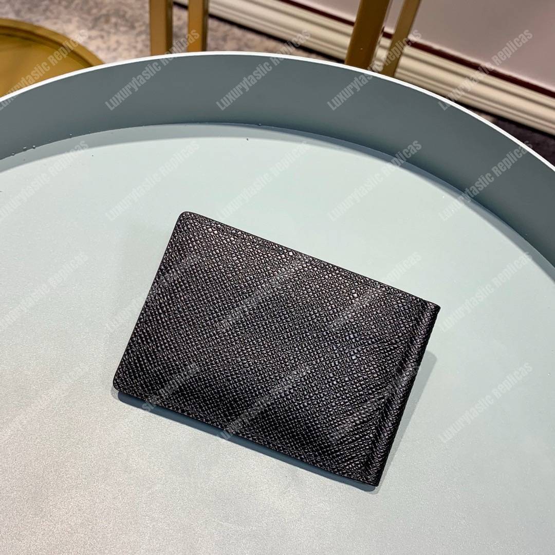 LV Pince Wallet Taiga Leather Noir