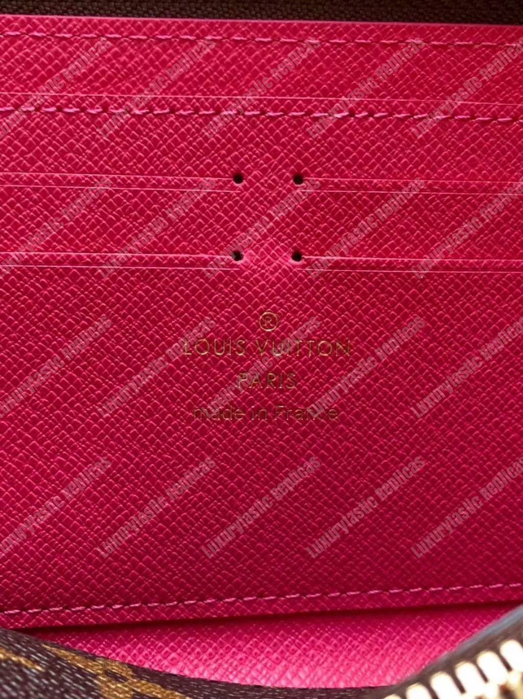 LV Clemence Wallet Monogram Freesia