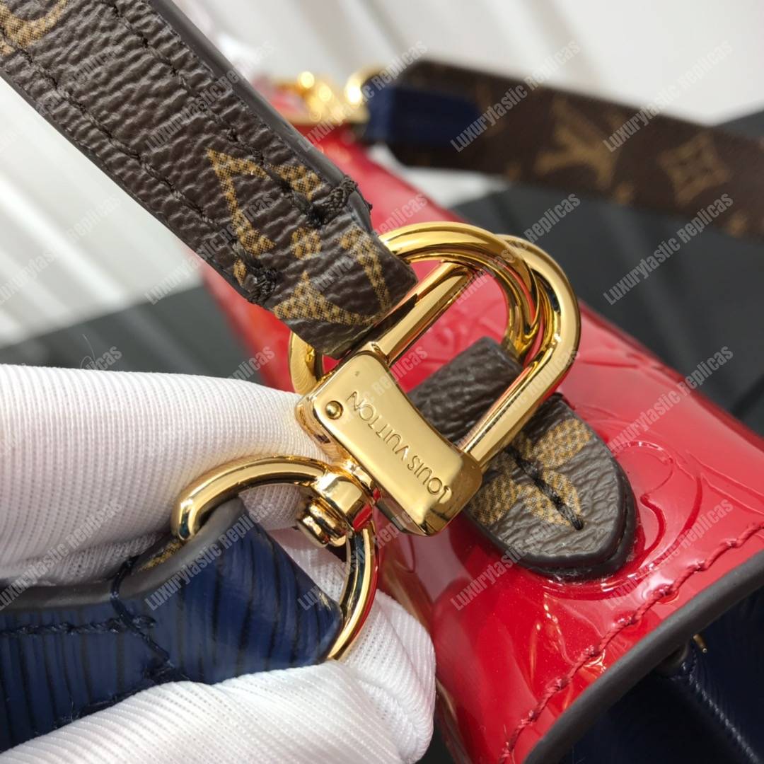 LV Spring Street Monogram Vernis Scarlet