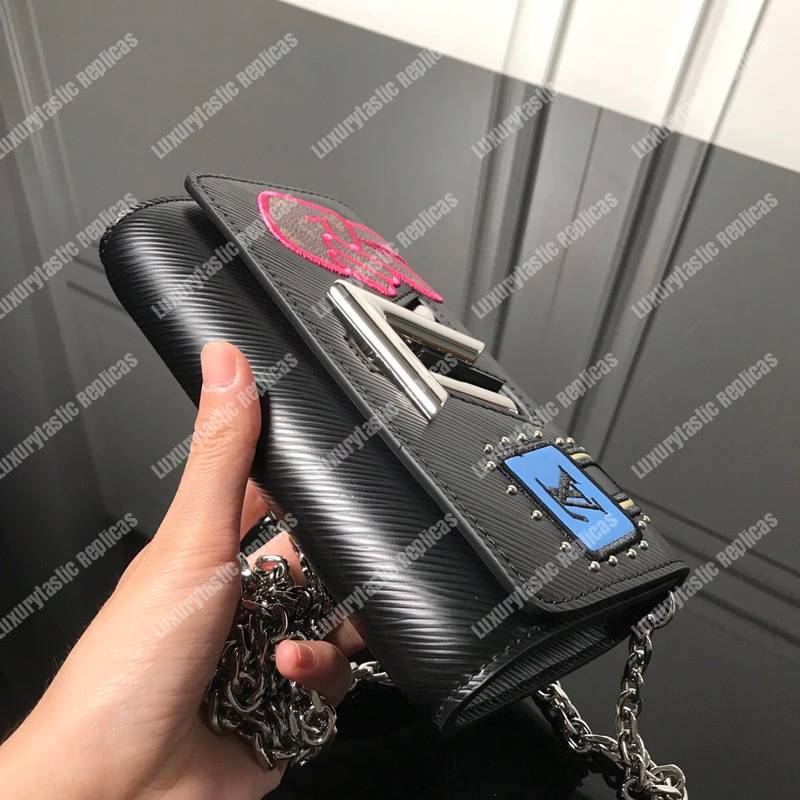 LV Twist Chain Wallet Epi Leather Travel and Trunk-Making Heritage Black