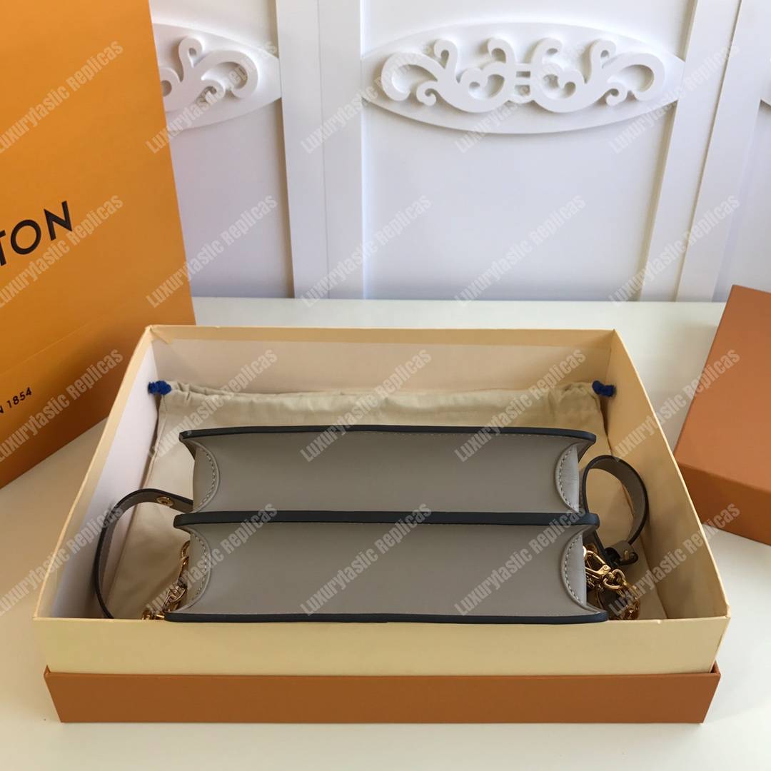 LV Dauphine MM Galet Gray