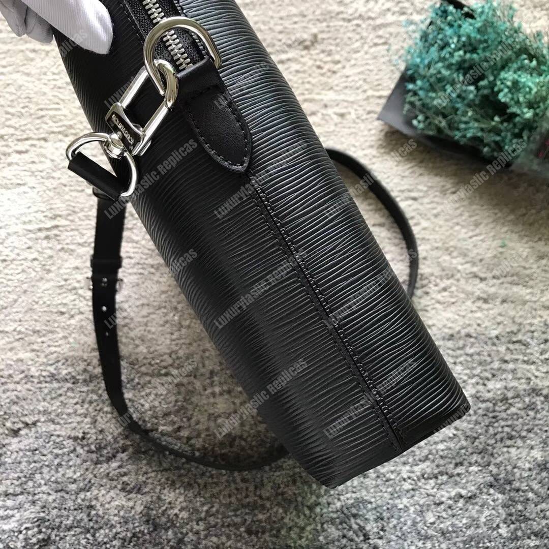 LV Porte-Documents Jour Epi Leather Noir
