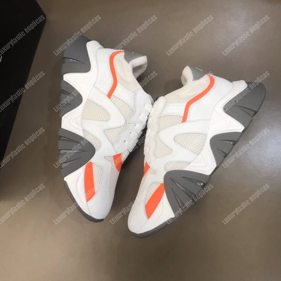 Versace Squalo Sneakers White/Orange