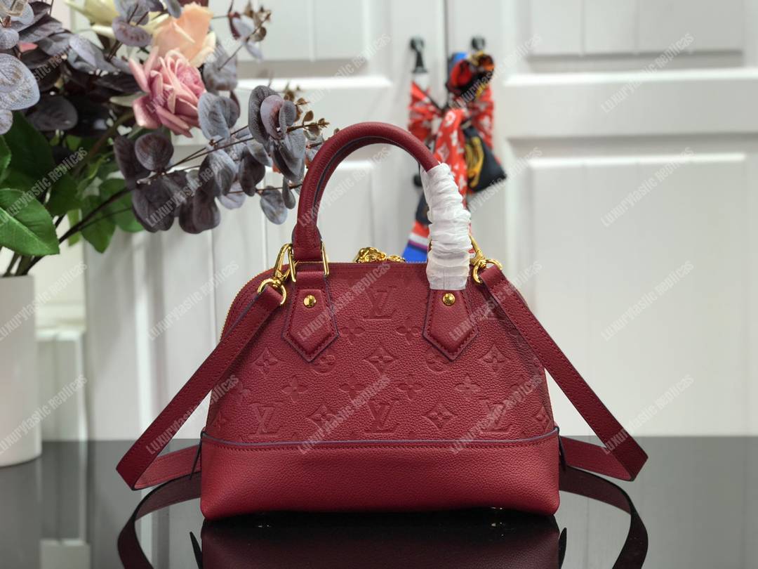 LV Neo Alma BB Monogram Empreinte Cherry Berry