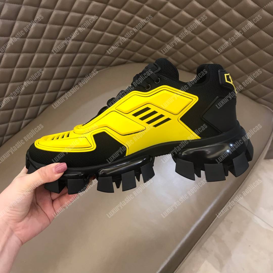 Pra*a cloudbust thunder knit sneakers yellow