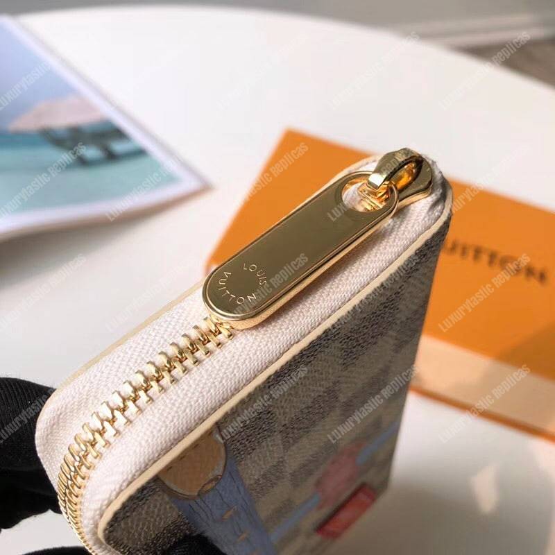 LV Zippy Wallet Damier Azur Spring-Summer 2018