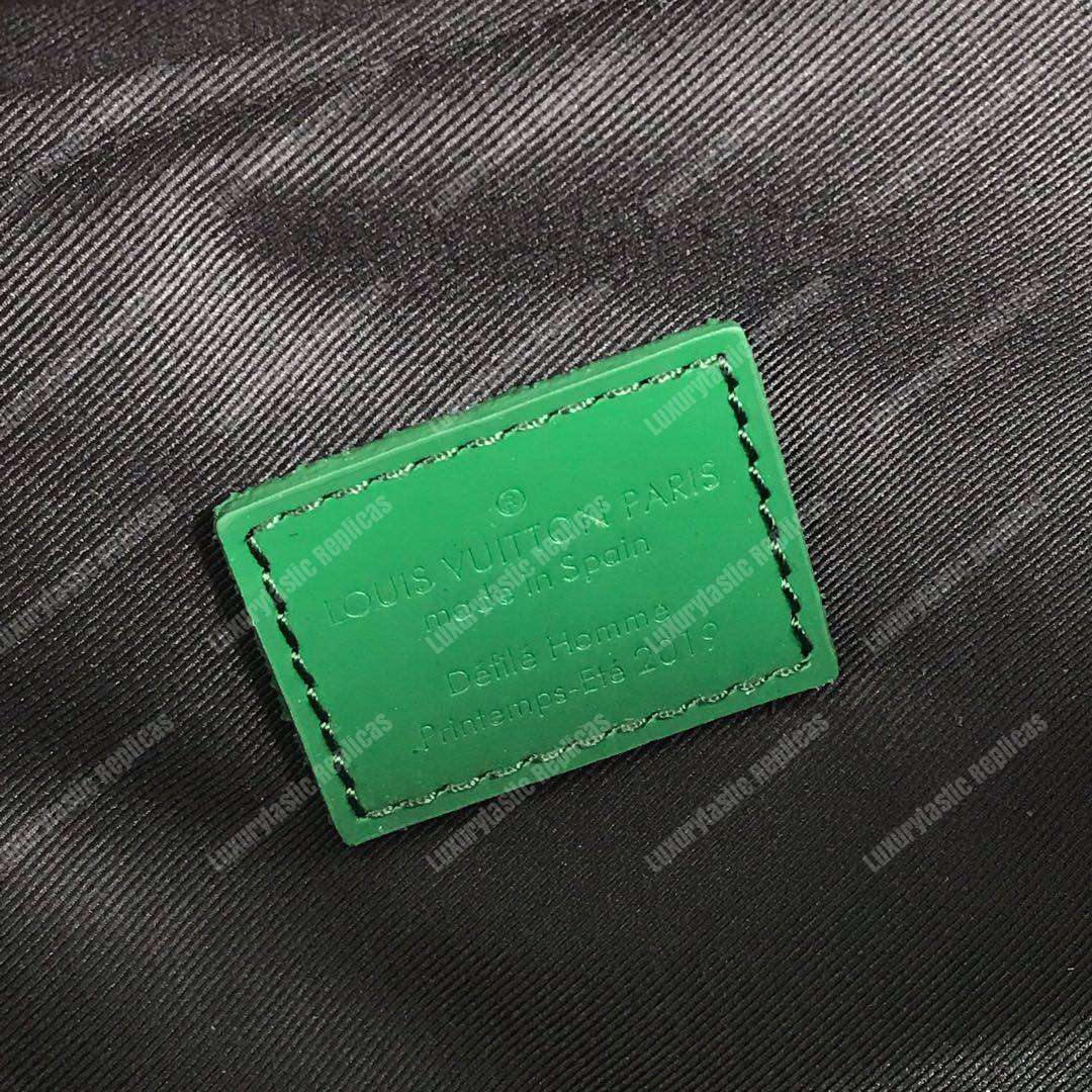 LV Men Runway Box Epi Leather Green