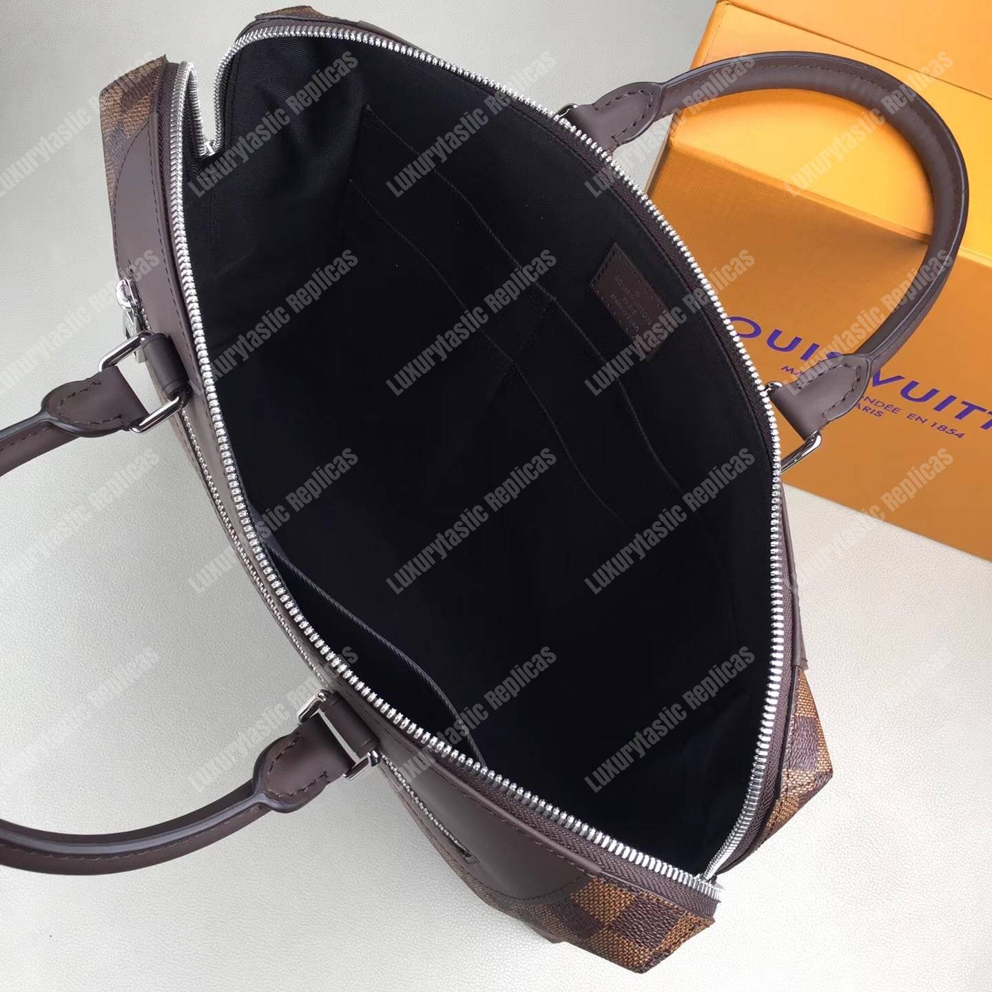 LV Porte-Documents Jour Damier Ebene Canvas