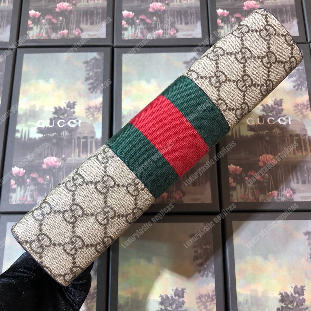 G*u*i gg sup*e web pouch beige/ebony