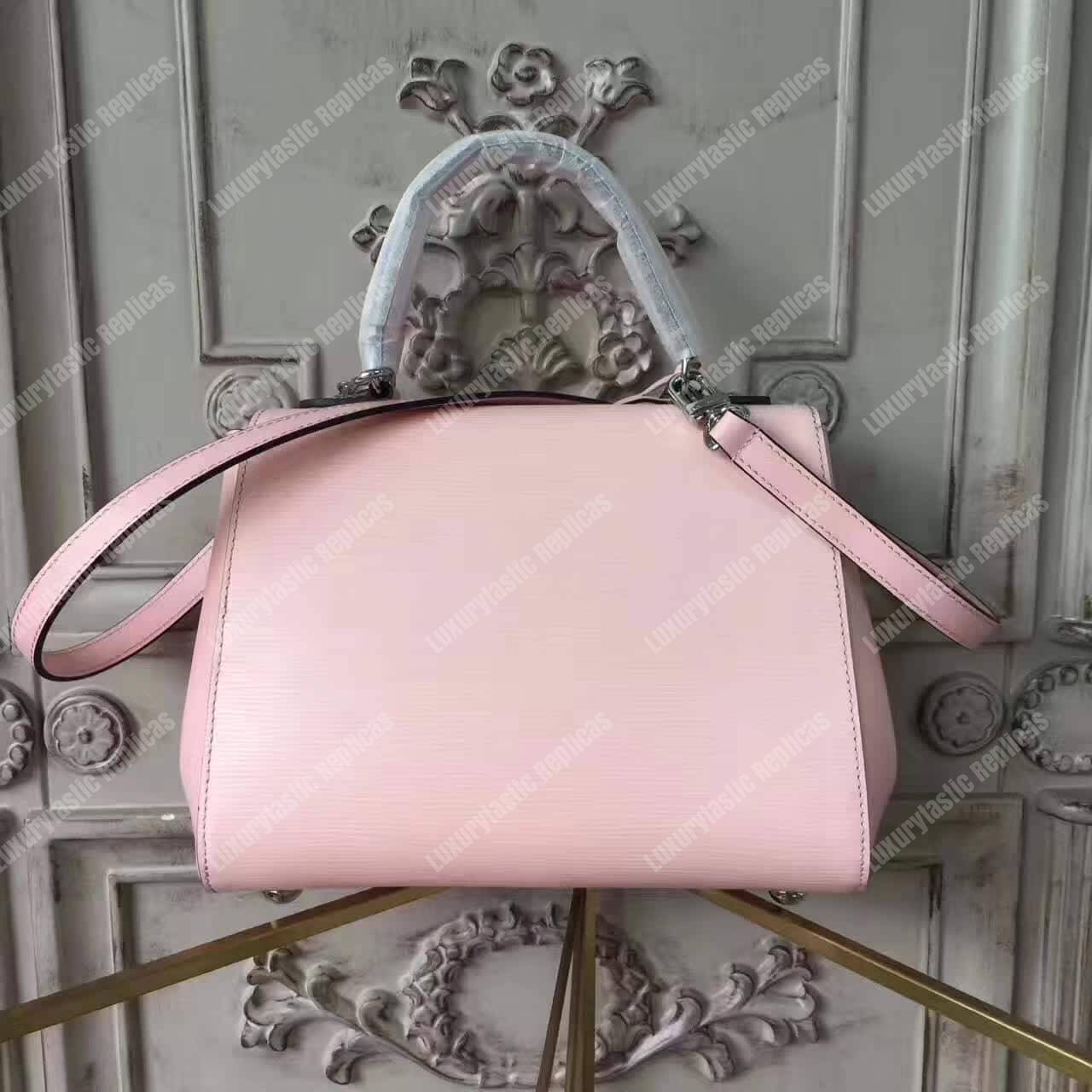 LV Cluny BB Bag Epi Leather Rose Ballerine