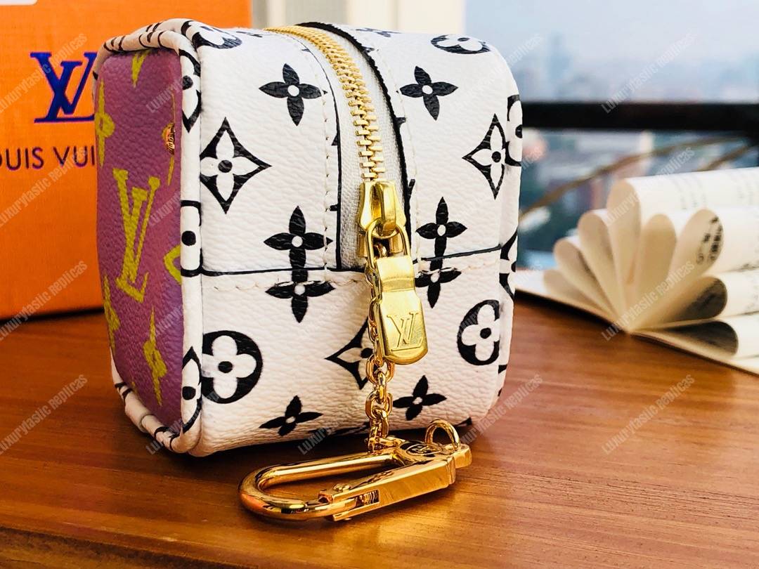 LV Porte Monnaie Cube Summer 2019 Pink