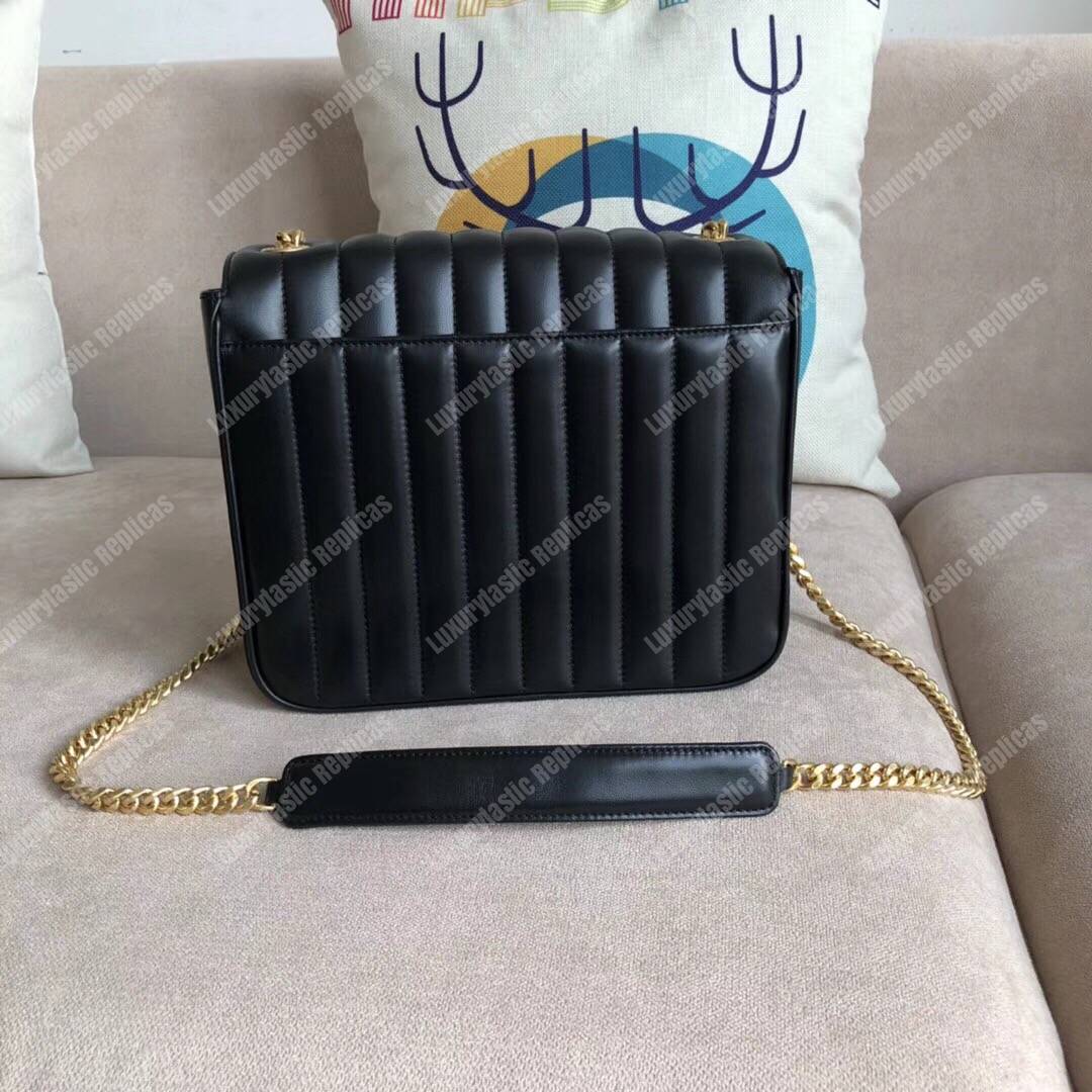 Saint Laurent Vicky Large Black