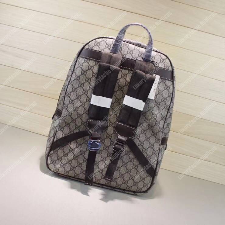 G*u*i gg sup*e backpack beige/ebony canvas