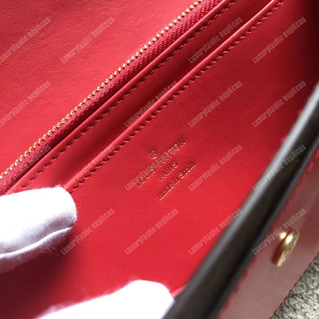 LV Flower Wallet Monogram Coquelicot