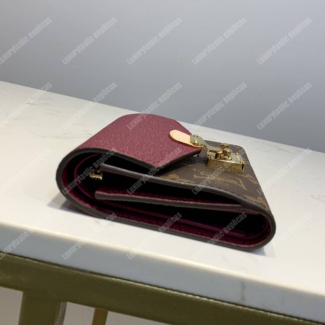 LV Pallas Compact Wallet Monogram Aurore