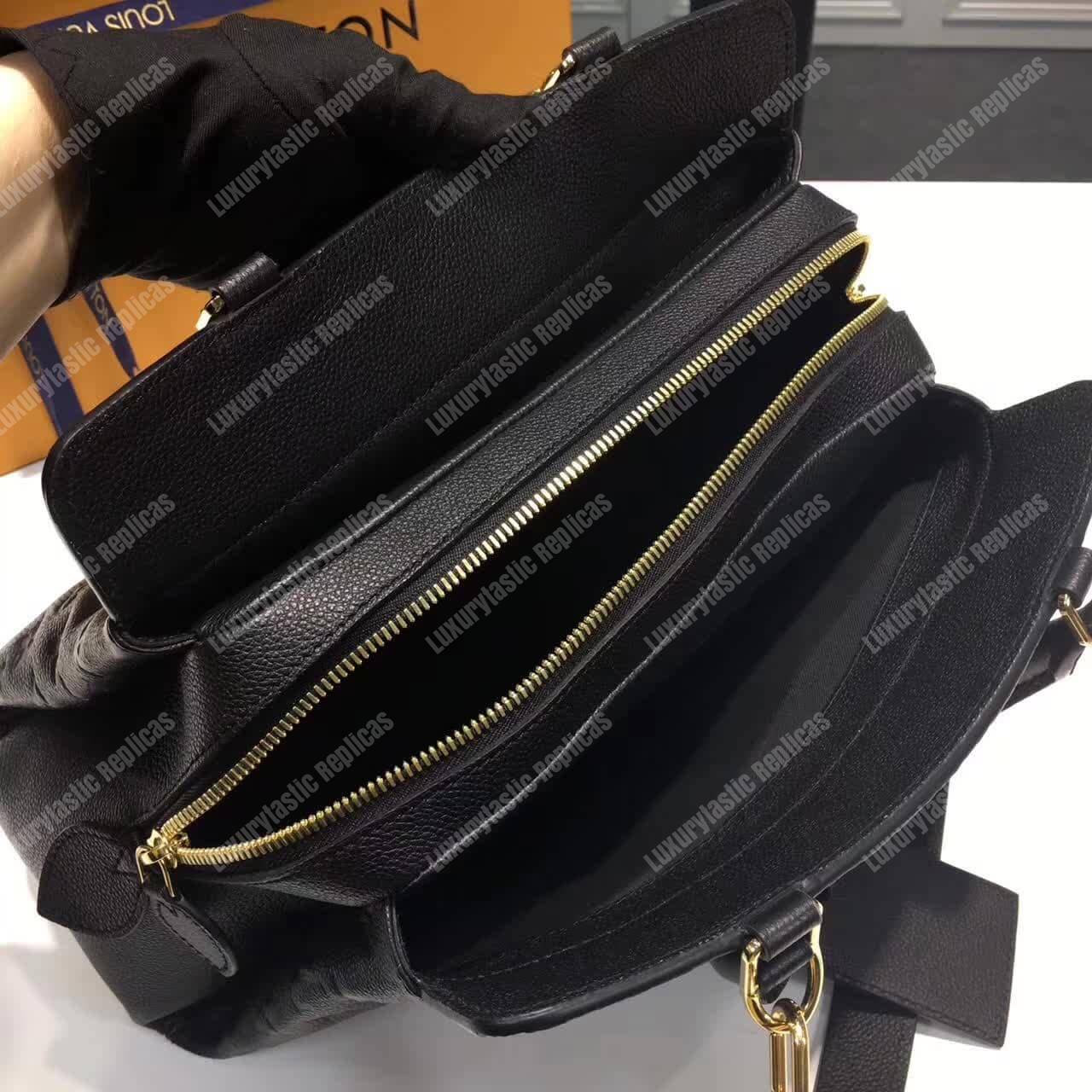 LV Vosges MM Bag Monogram Empreinte Leather Noir