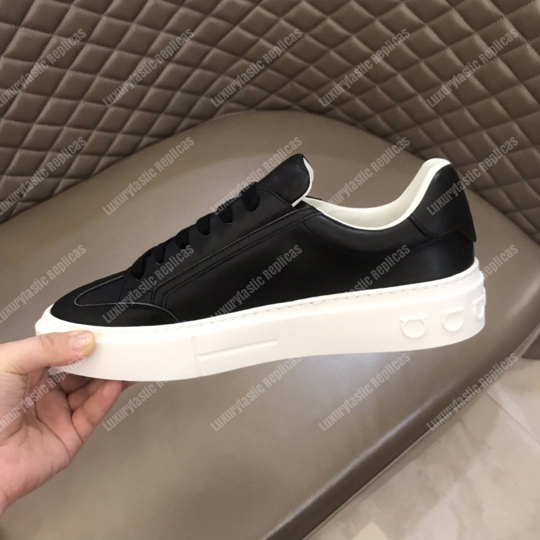 Salvatore Ferragamo Gancini Sneaker Shoe Black