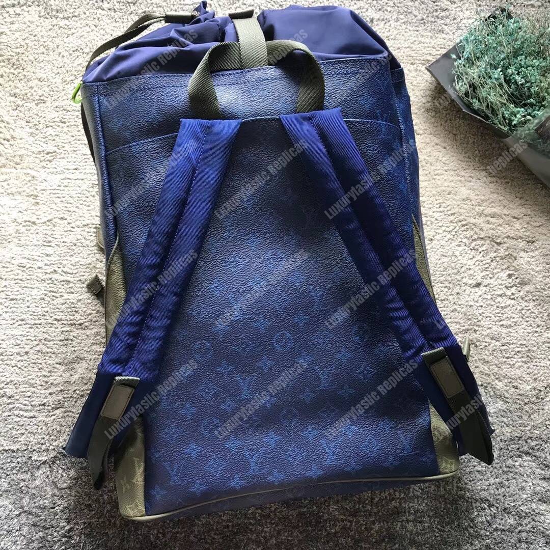LV Backpack 2 Monogram Canvas Blue
