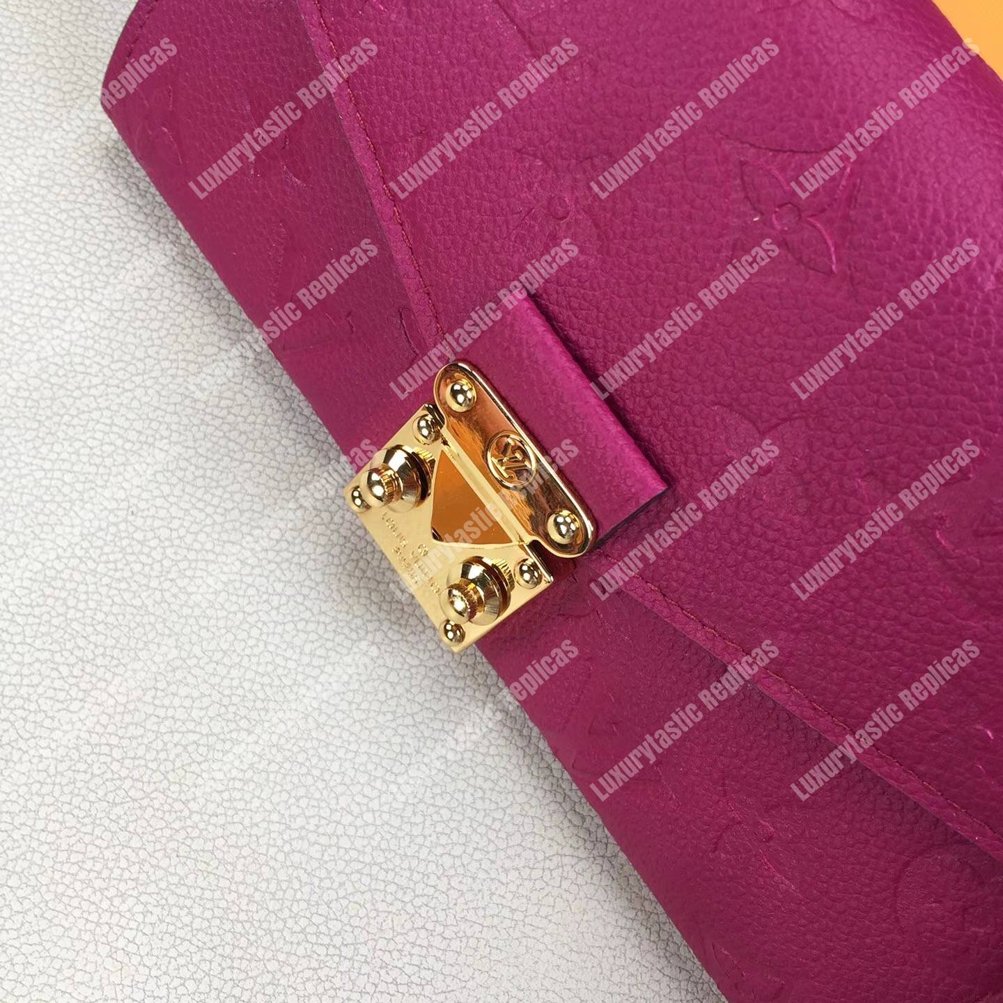 LV Metis Wallet Monogram Empreinte Leather Freesia