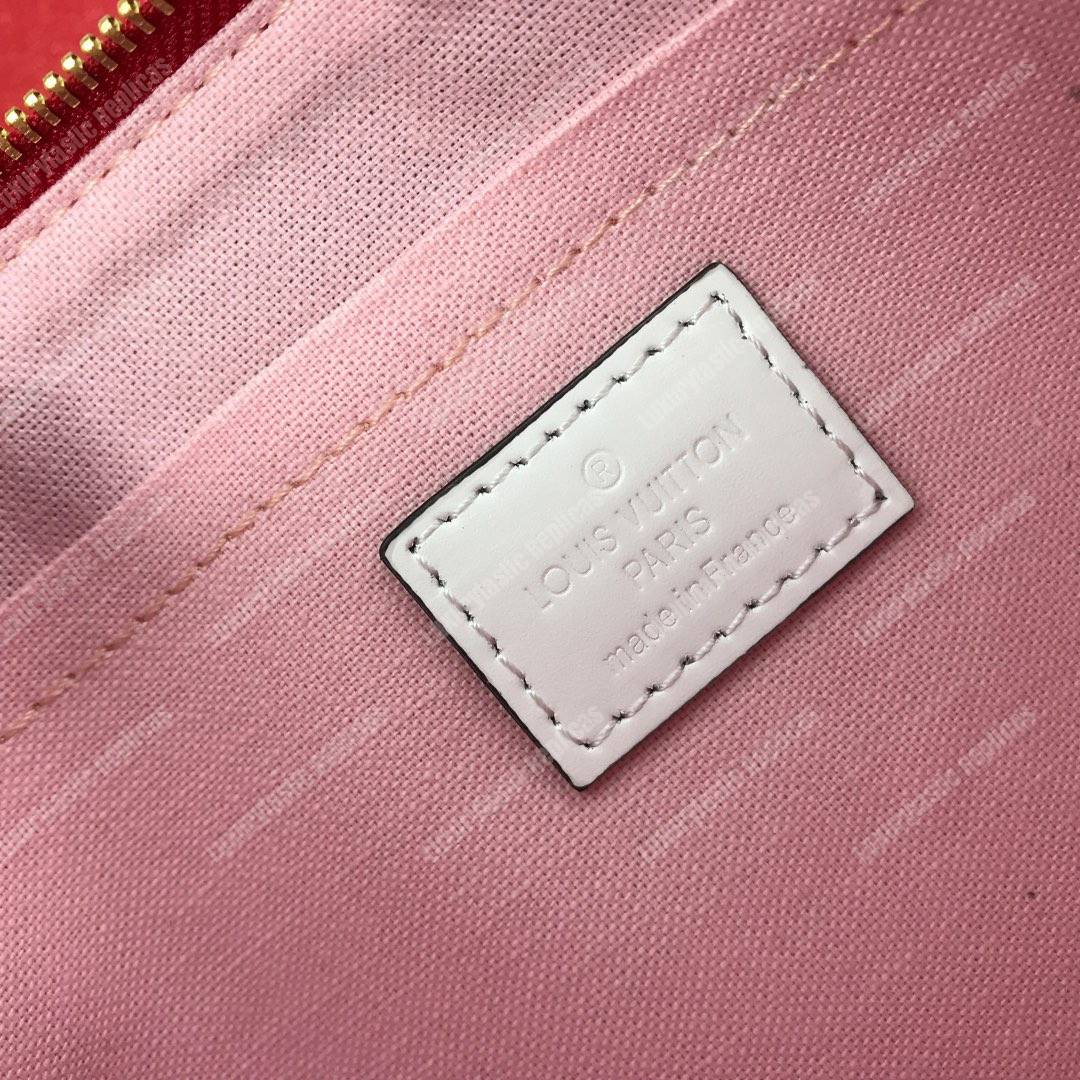 LV Neverfull MM Monogram Rouge